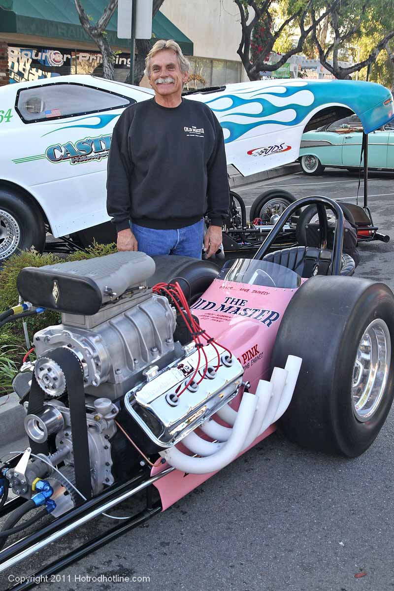 Pete Eastwood restored this sharp Ed Pink Top Fuel dragster.