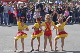 The local Adage Dance Studio provided several sets of very accomplished dancers to perform for the fans.