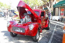 Steve Jarvis of Covina, CA. brought his awesome, Blown Big Block Chevy powered, �42 Willys.