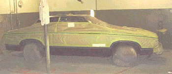 This is the Hurst Olds all masked out & ready for the factory striping package!  But this isn't a decal kit 12 Aug '02.  