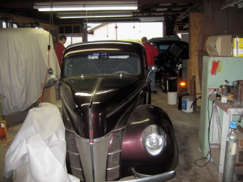 '40 deluxe with chevy running gear, 350/auto/A/C.  ED got a wild hair and bought this one in 1995.