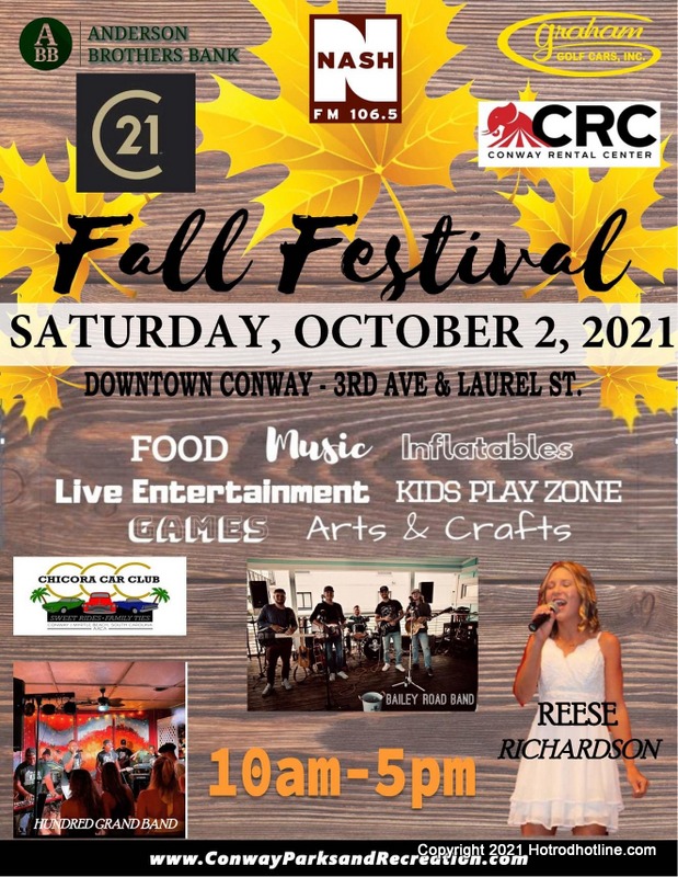 CONWAY FALL FESTIVAL CRUISE IN | Hotrod Hotline