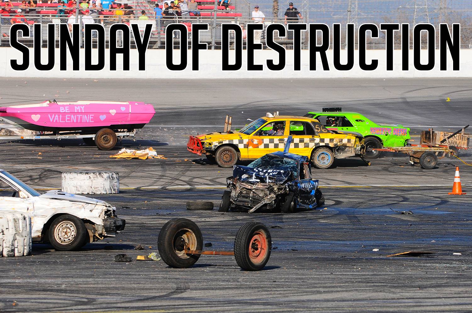 Appetite for destruction: the all-woman demolition derby is a smash at  Irwindale Speedway
