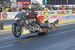 These “Nitro Harleys” run the ¼ mile in under 6 sec at over 220mph, WOW!