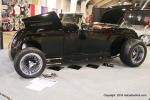 "Probiscus” is a 1929 Ford roadster with a curved front grille similar to track roadsters. The owner is Wayne Johnson from Hillsboro, OR.