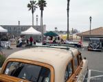 The beachcruisers that parked on the Pier Plaza had a nice view of the  longest pier in Orange County.