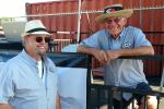 AXC supporters, (radio personality) “Uncle” Joe Benson (L) with (Mayor) John Blichenstaff.