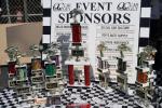 Some of the sponsors and the great trophies.