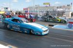 Nostalgia Funny Car – Ryan Hodgson of Edmonton, Alberta, Canada (far lane) ran a 5.609et & 259.91mph, beating Kris Krabill of Tacoma, WA.(near lane) with a 6.513et & 166.50mph.