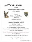 7th Annual K-9 Benefit Car Show0